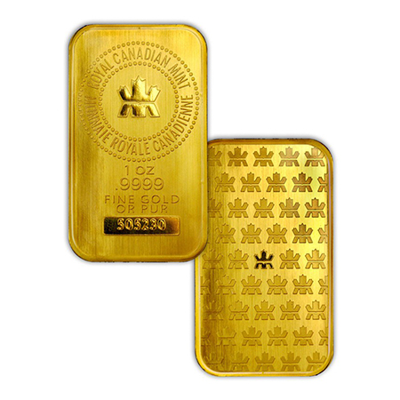 RCM – Royal Canadian Mint 1oz Gold Bullion Bar